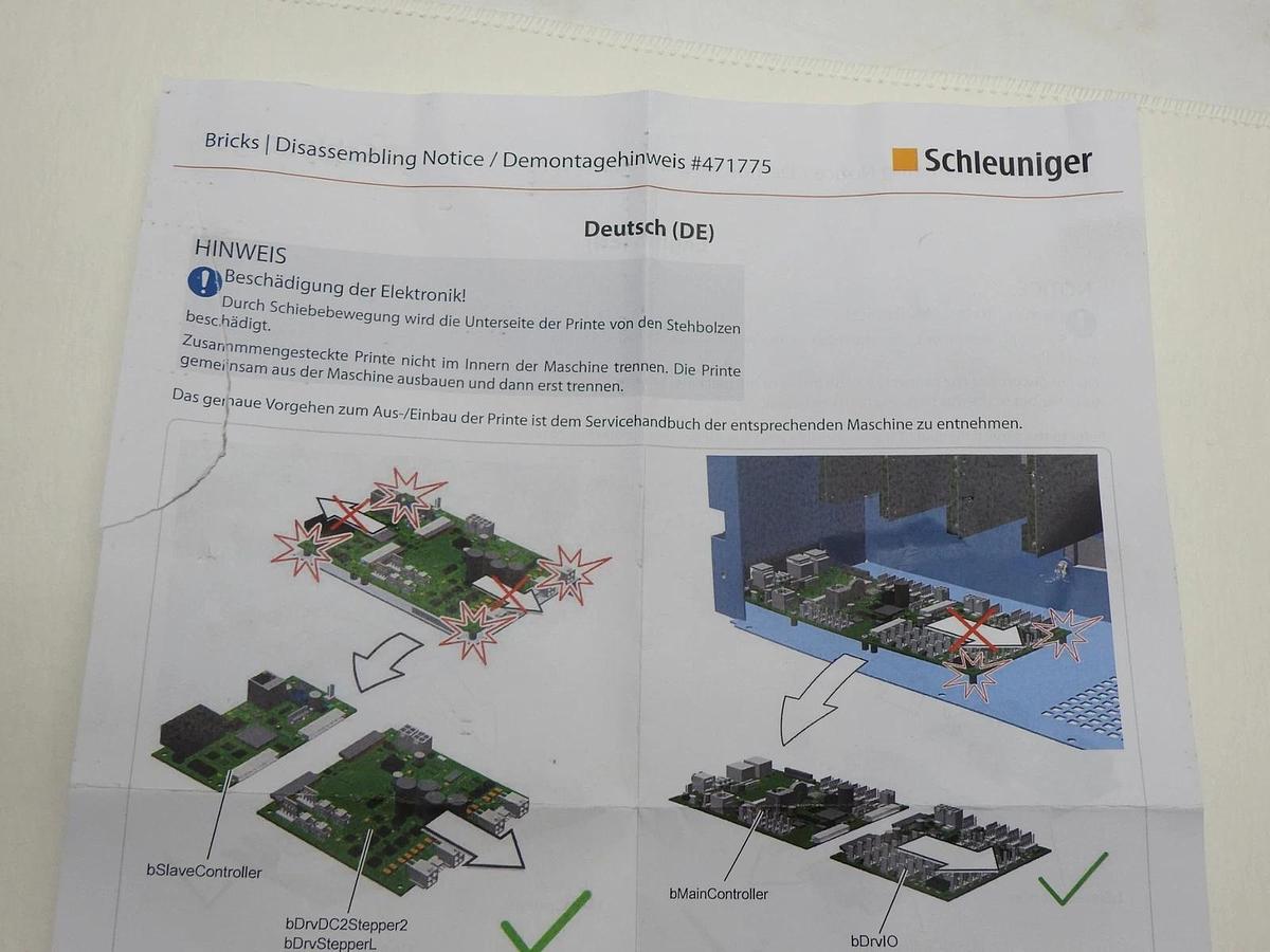 Schleuniger PowerStrip 9580 PCB bMainController Board 432241 - NEW