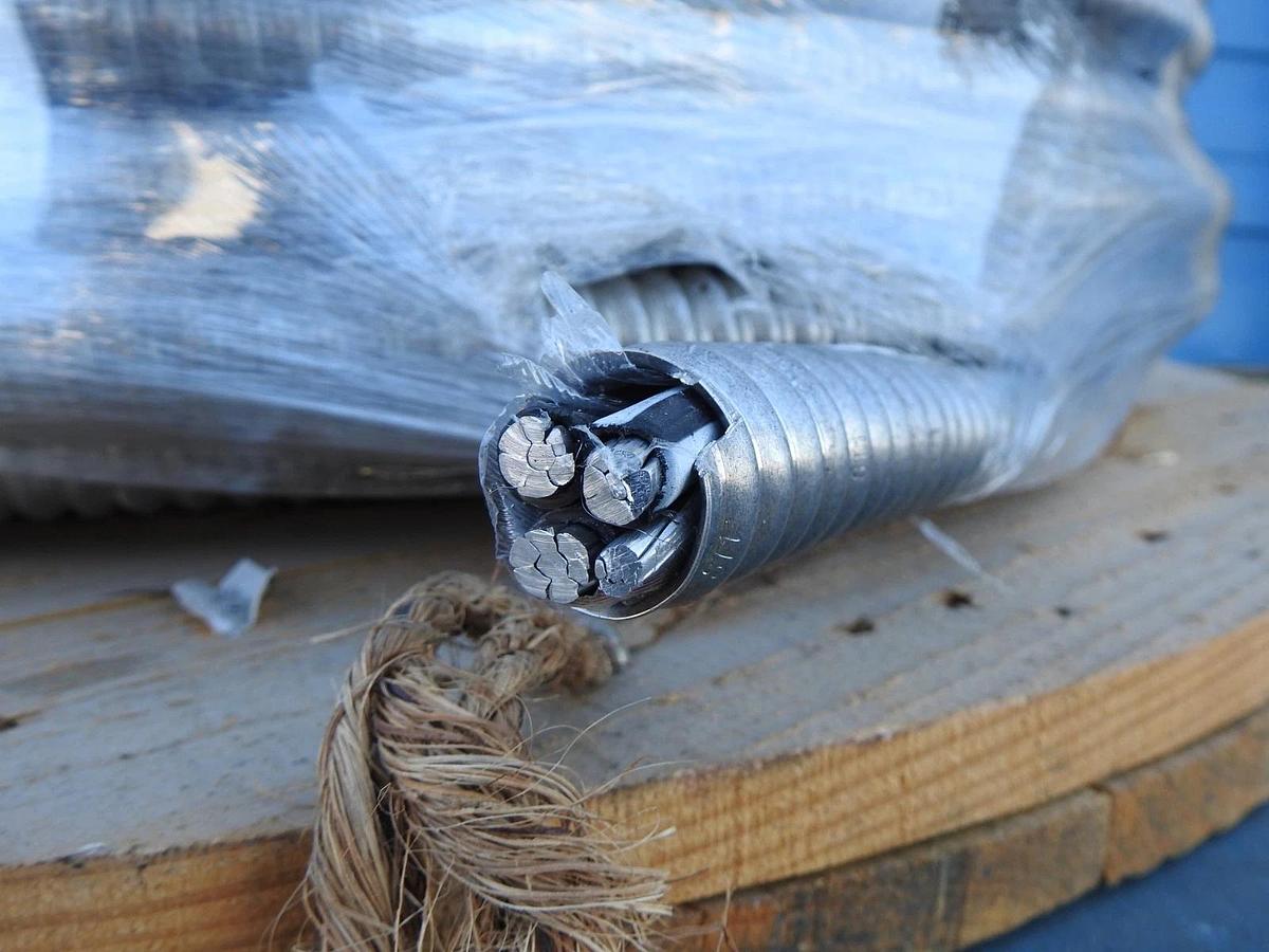 1000' Stabiloy 6/3 w/ Ground Type MC Aluminum Metal Clad Cable 600V XHHW-2 CDRS