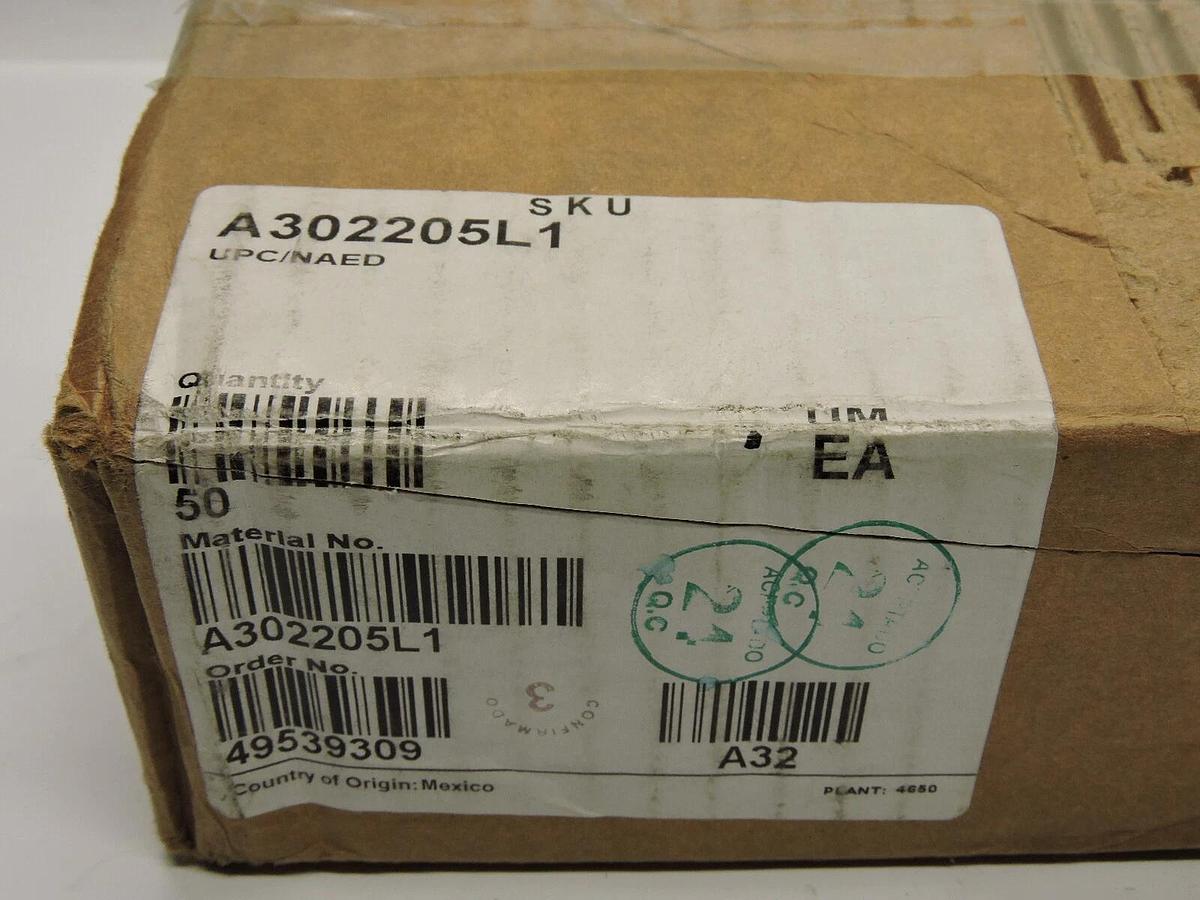 Bussmann Eaton Cooper Fuses A302205L1 Terminal Block x 50 - LOT OF 50 NEW!