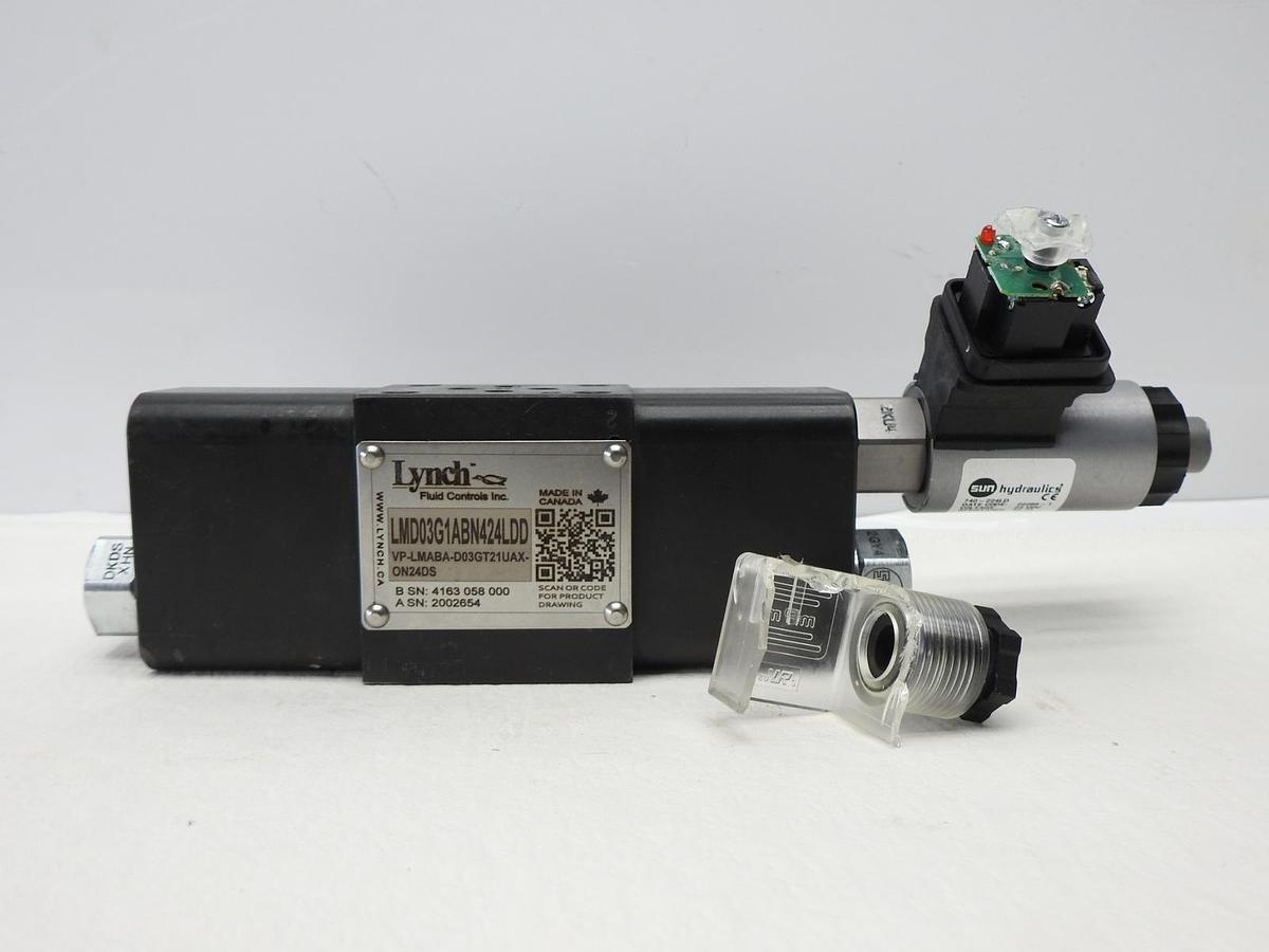Lynch Fluid Controls LMD03G1ABN424LDD, VP-LMABA-D03GT21UAX-ON24DS - NEW READ DES