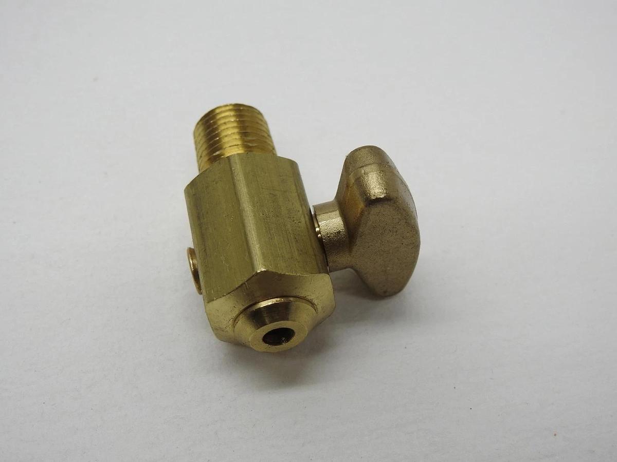 Parker DCR601-4 1/4" Threaded Brass 150 PSI Drain Cock and Shut Off Valve - NEW