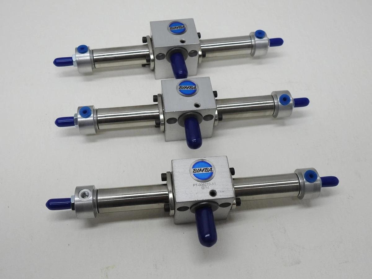 Lot of 3 - Bimba PT-006270-A1 Rotary Actuator  9/16in Single Rack NOB NEW