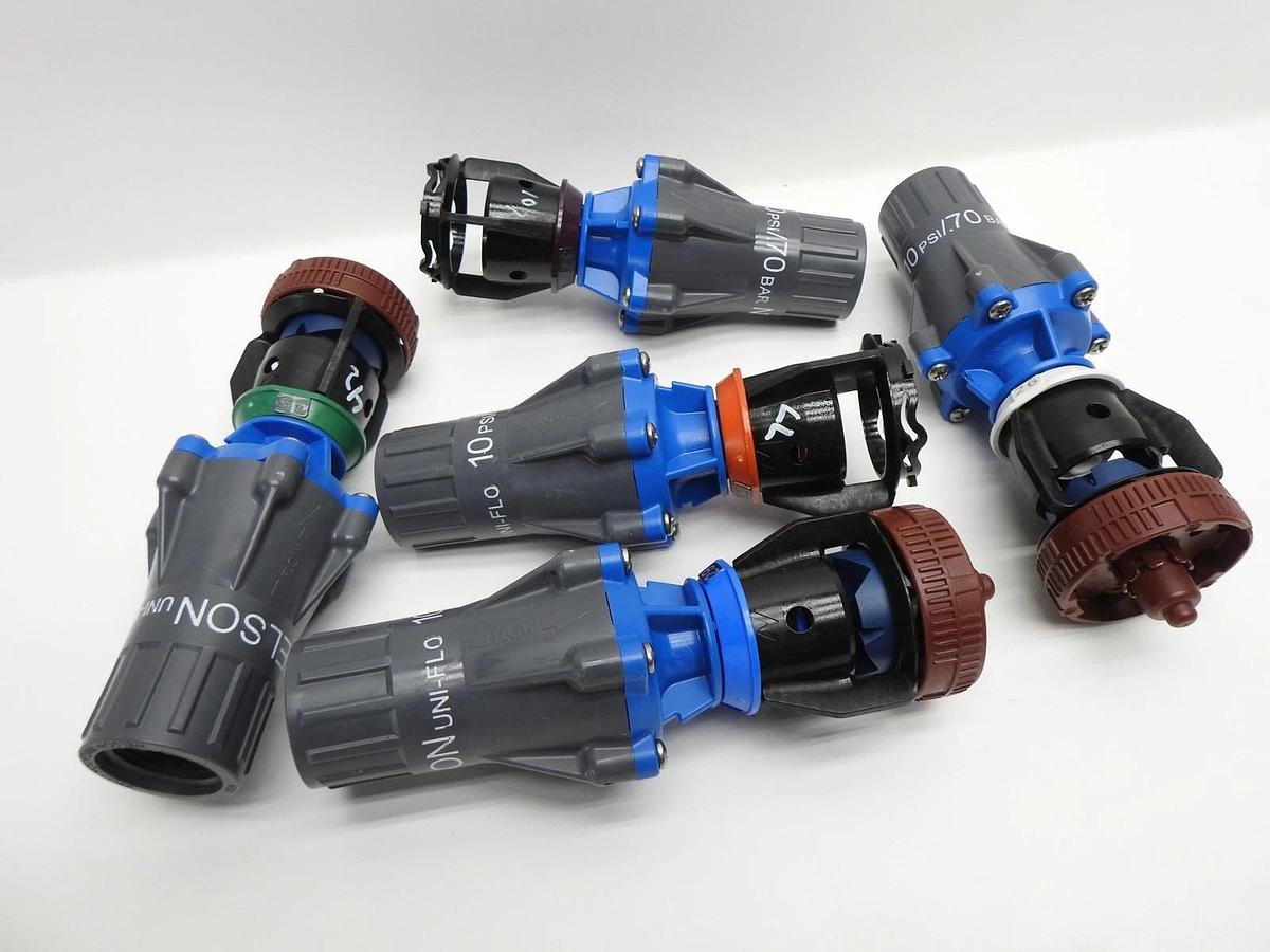 x43 Mixed Nelson UNI-FLO Pressure Regulator 10PSI w/ Attachments