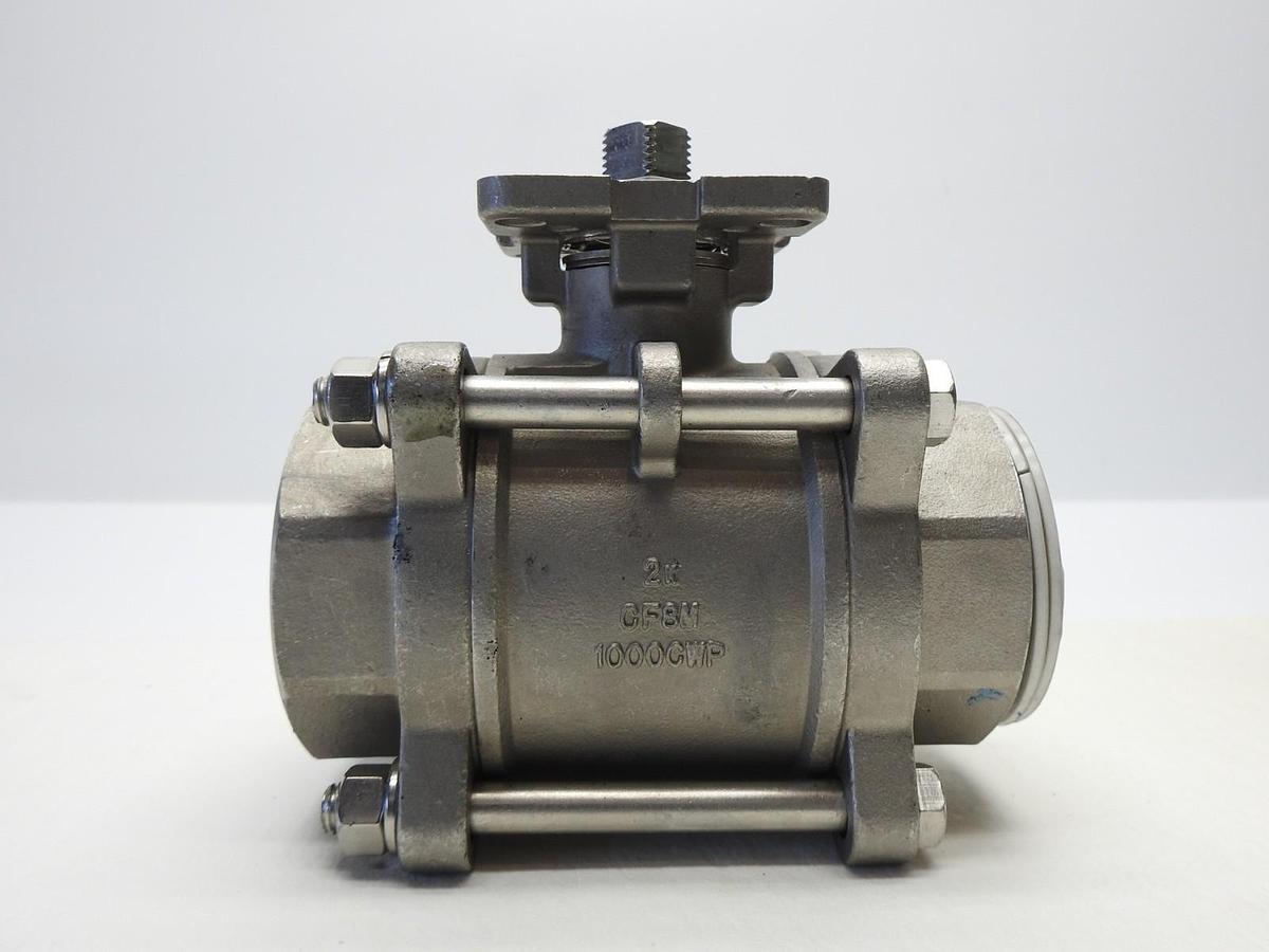 FNW 2" CF8M 1000CWP 2-Way Ball Valve NPT - NOB NEW!