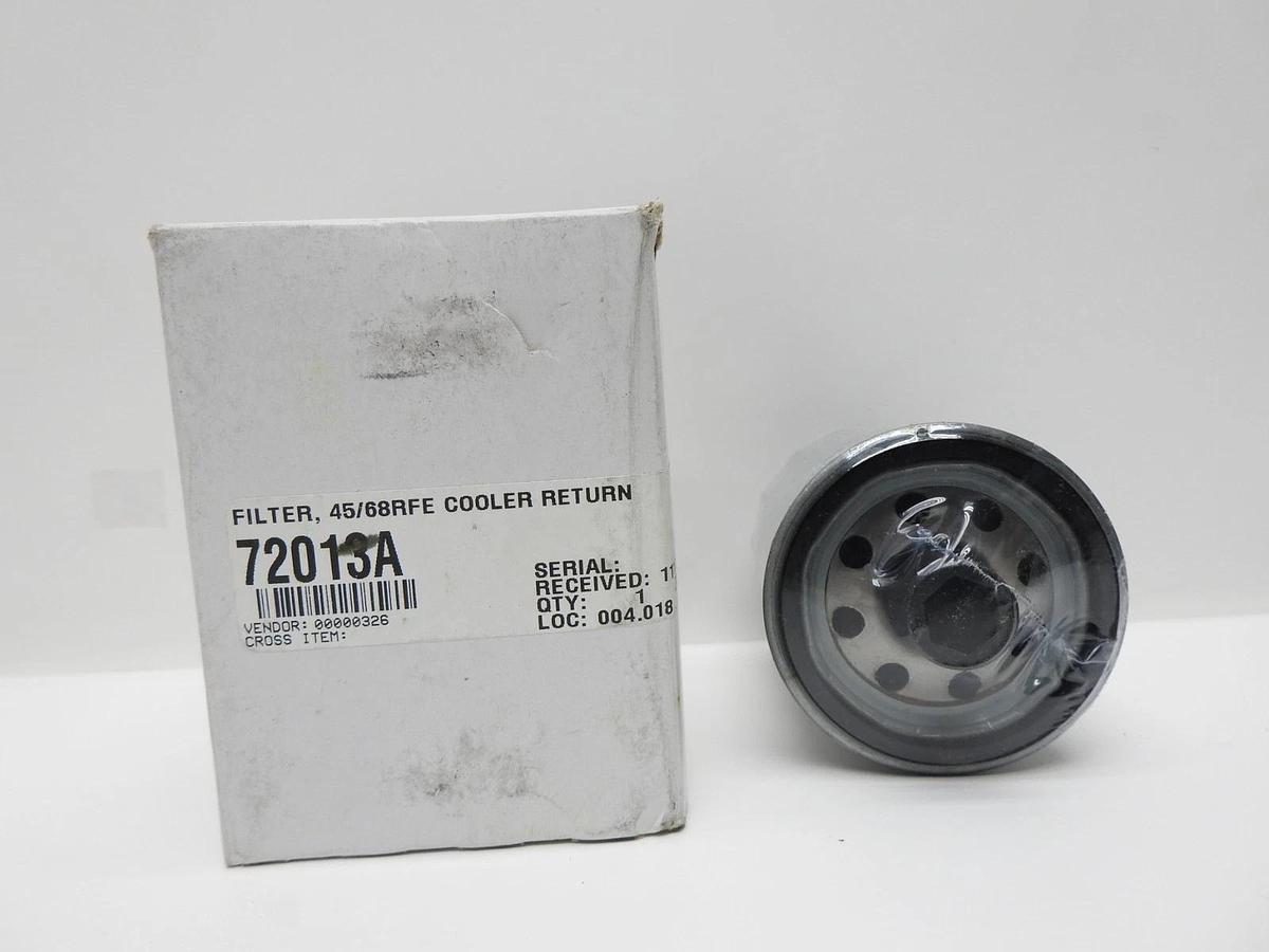 72013A - Filter, Dodge 45RFE/68RFE Cooler (Spin-On) 1999-UP - NEW