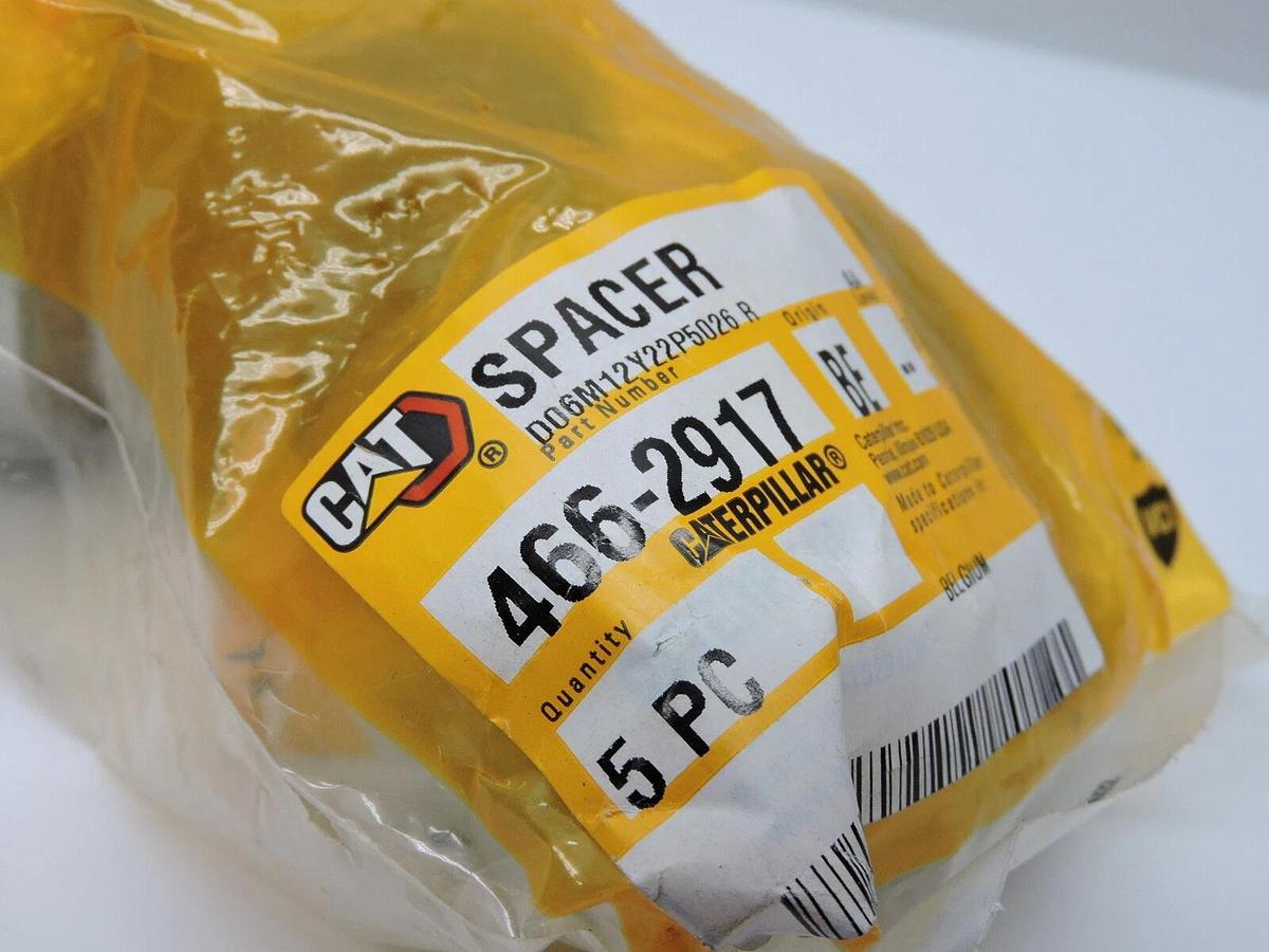 (5 Pack) Genuine CAT 466-2917 Spacer fits Track-Type Tractor OEM NEW!