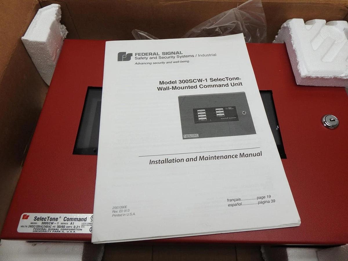 Federal-Signal 300SCW-1 SelecTone Command Unit - NEW IN OPENED BOX!!!
