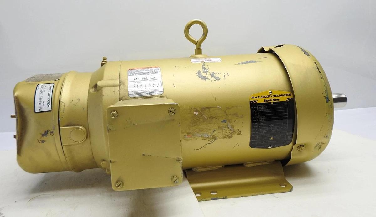 Baldor EBM3615T w/ Stearns 76BK6100DQF Electronic Clutch