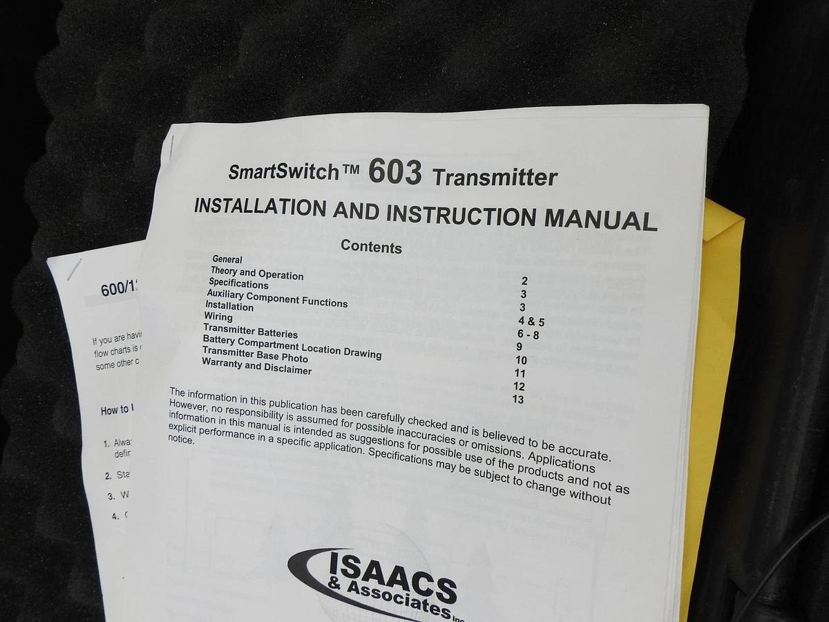 Isaacs & Associates TD811 Transmitter + RD810 Receiver KIT
