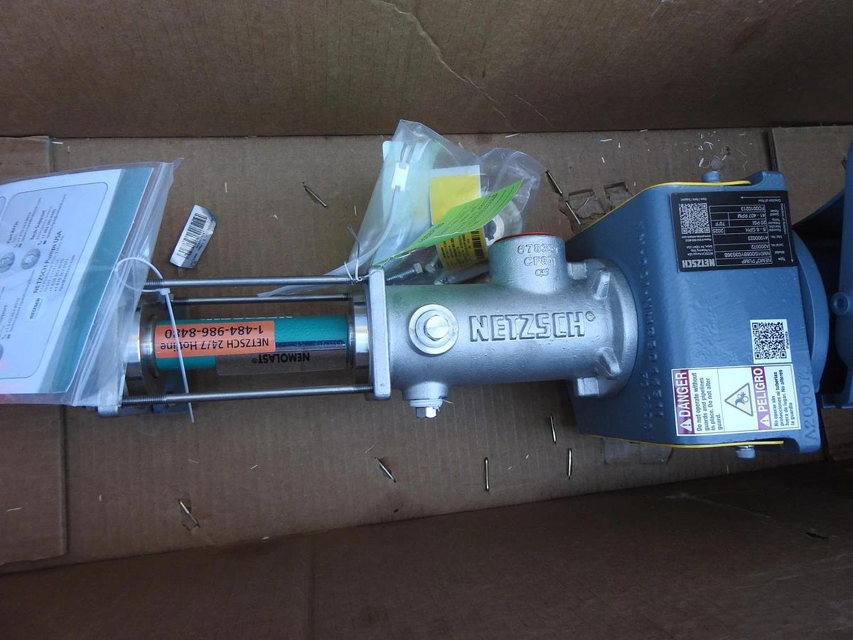 NETZSCH Type NM015 NM015/008BY03S36B NEMO PUMP .6-6 GPH 41900023 41-407 RPM- NEW