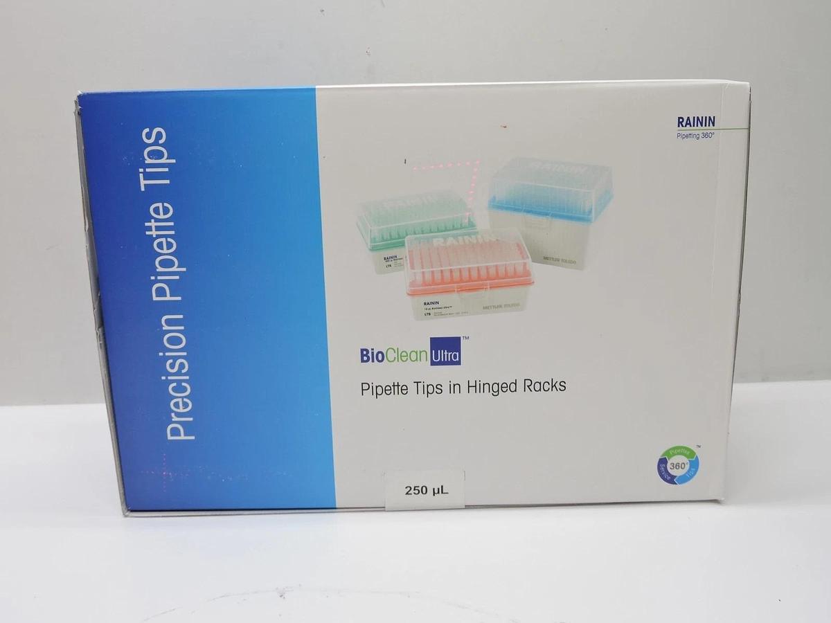 (5 Boxes - LOT) Metler Toredo Rainin Pipette Tips RT LTS 250µL X 768A/8 NEW!