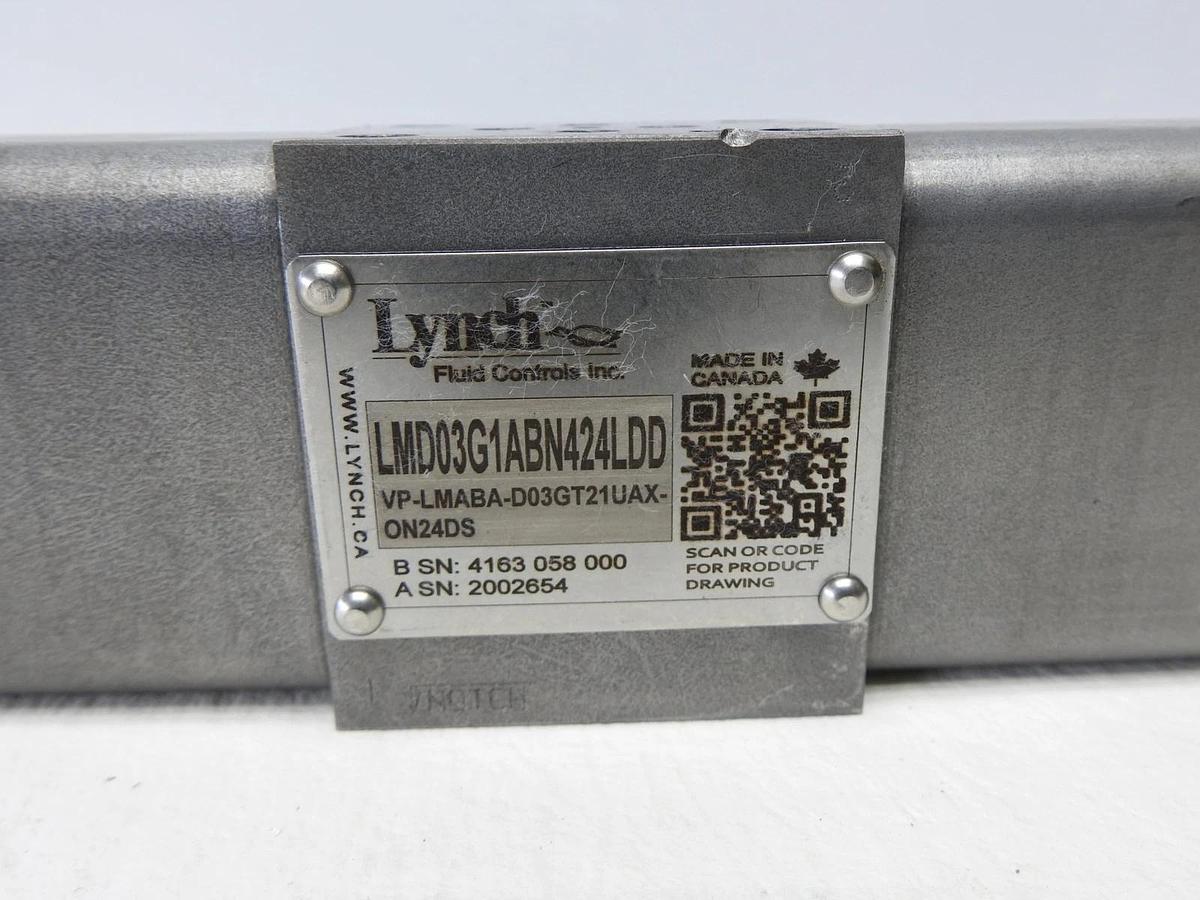 Lynch Fluid Controls LMD03G1ABN424LDD, VP-LMABA-D03GT21UAX-ON24DS - NEW