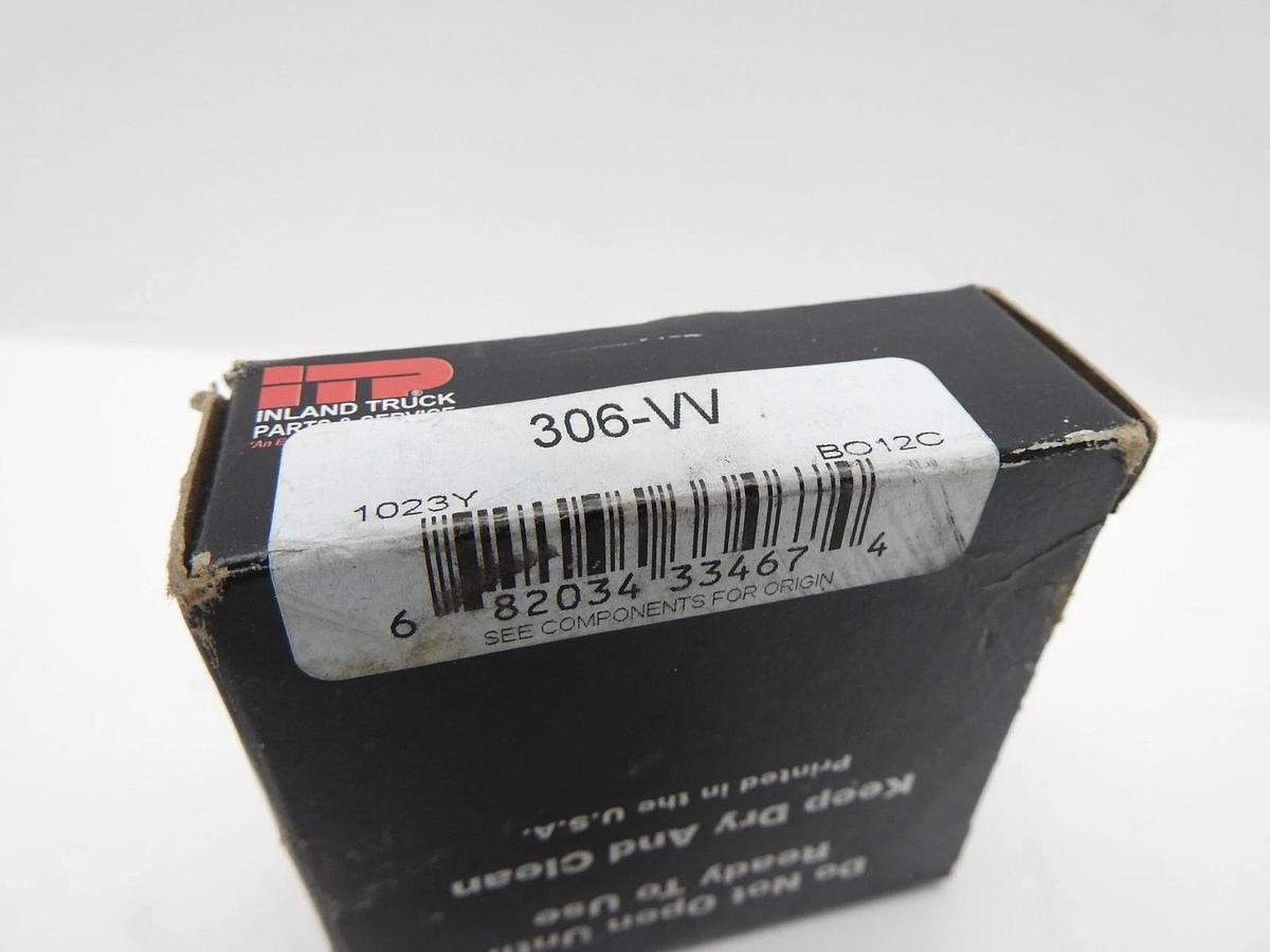 ITP 306-W Radial Deep Groove Ball Bearing 306W Inland Truck Parts - NEW!