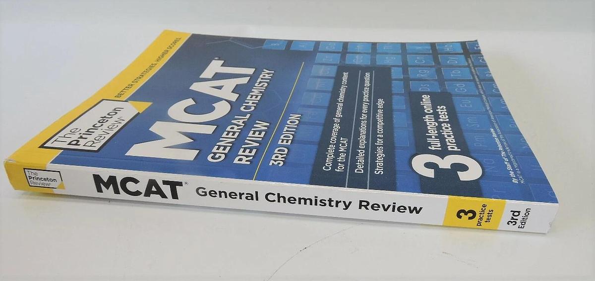 Graduate School Test Prep MCAT General Chemistry 3rd Edition 9781101920572 NEW!
