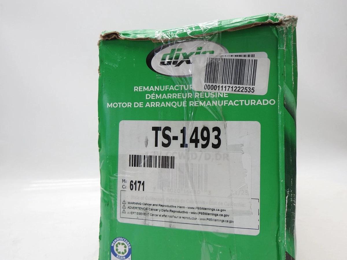 Dixie TS-1493 Starter (replaces Delco Remy 10465416, 10465430, 1109425) - REMAN!