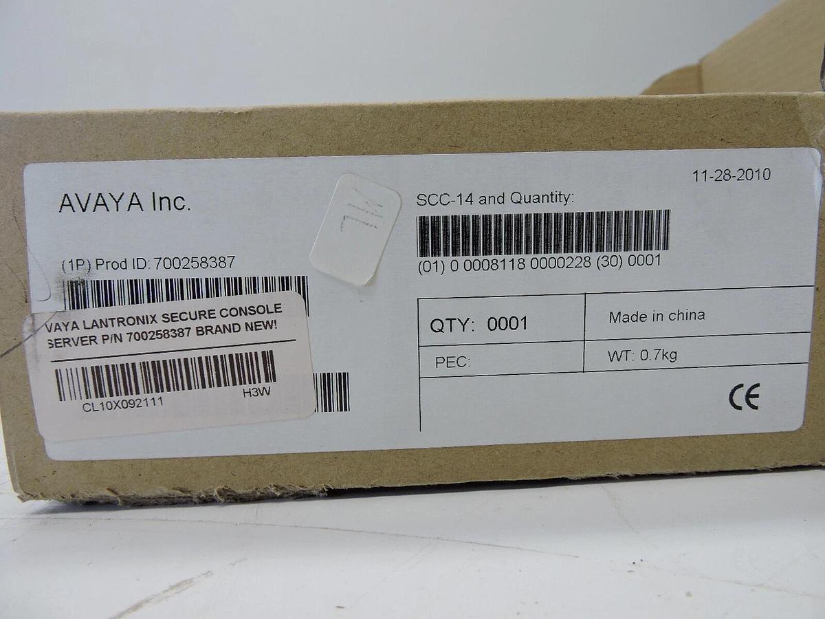 Lantronix SCS100 Secure Console Server (P/N: 700258387) - New in box!