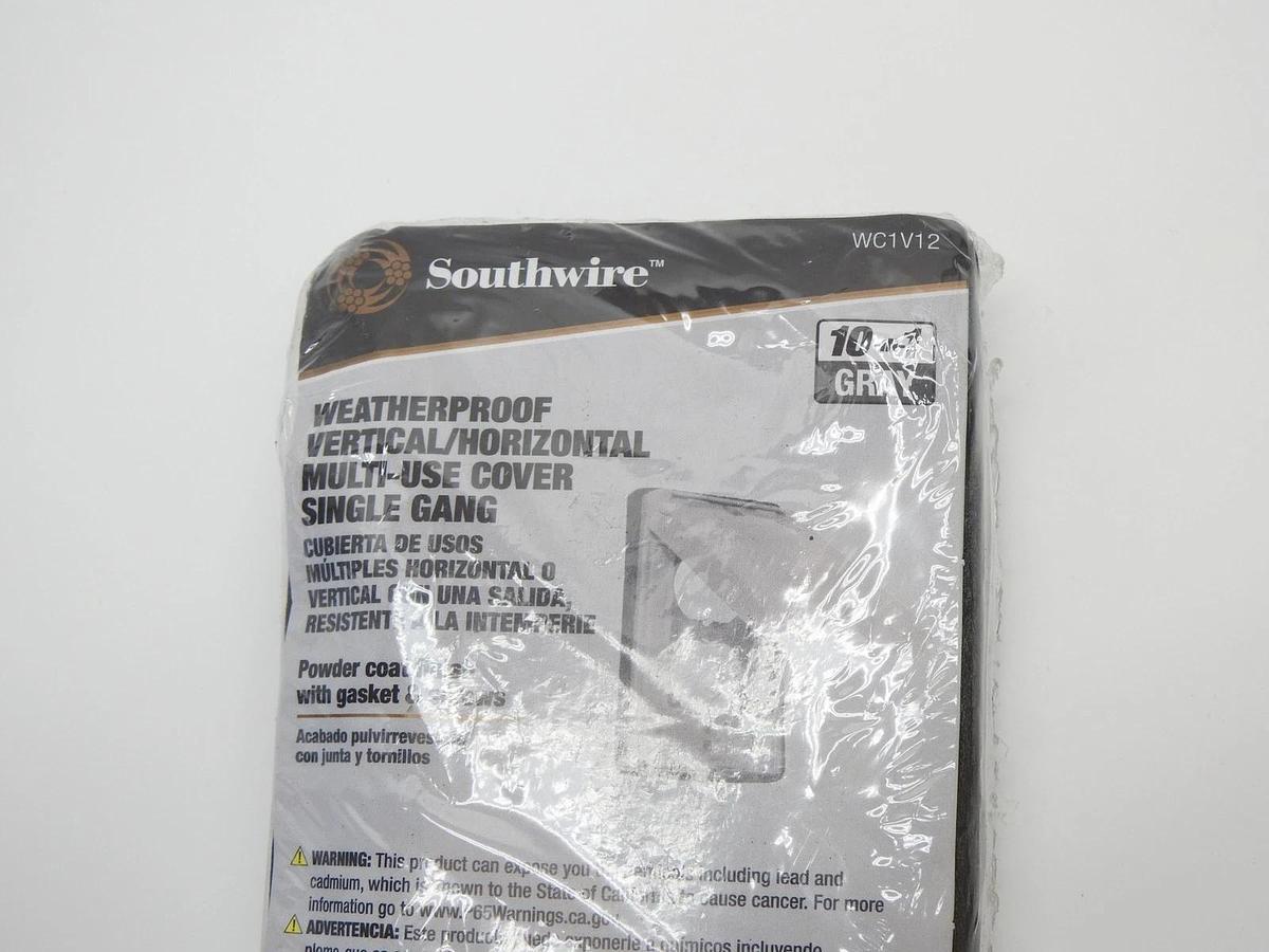 10 P/k Southwire 10-in-1 Weatherproof Single Gang Vertical and Horizontal Cover
