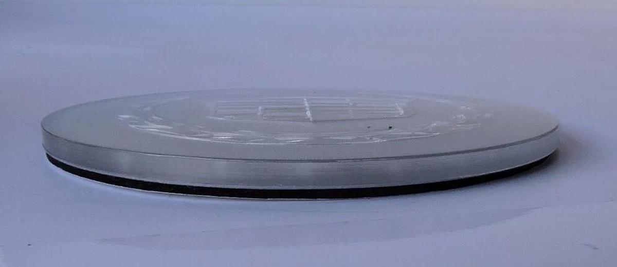 Cadillac 5" Sticky Peel and Stick Emblem Logo Hood Badge | Silver/Clear | Genuine OEM