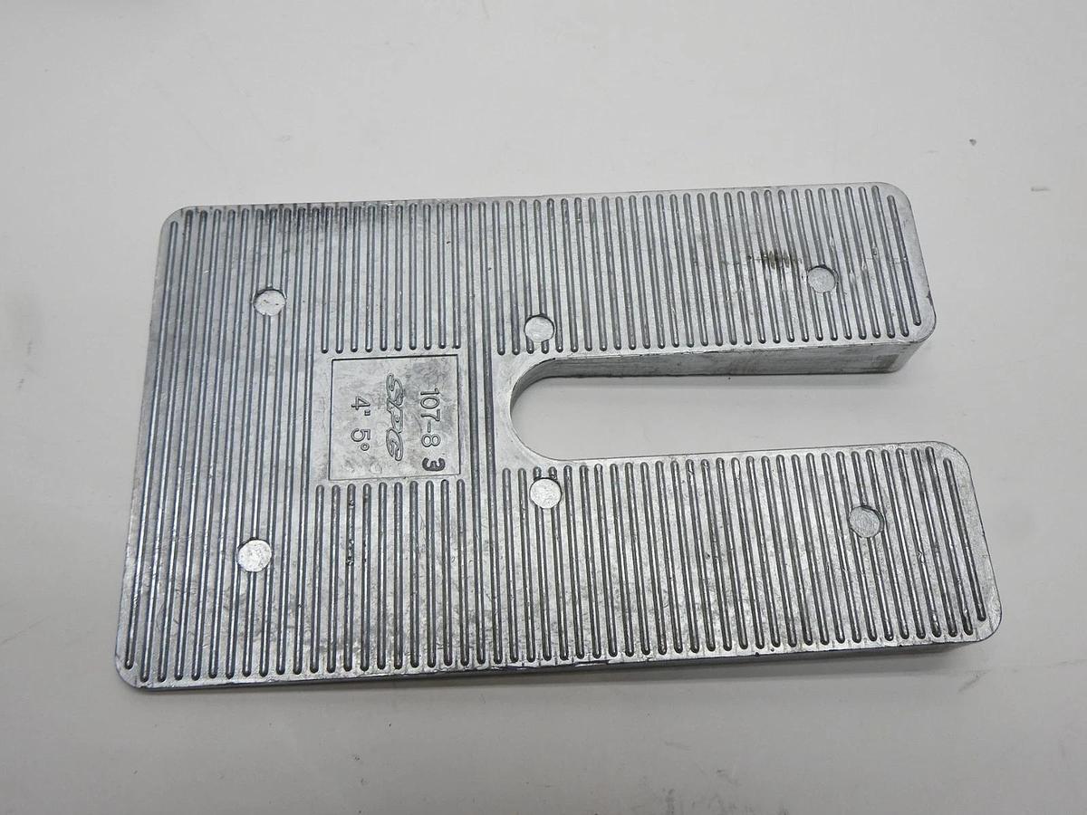 (6/pk) Specialty Products SPC 10783 4" x 6.5" Zinc 5 Degree Axle Shim