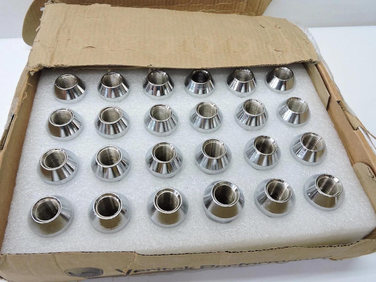 (24) 14x1.5 Veritek Chrome Duplex Lug Nuts - NOB NEW!