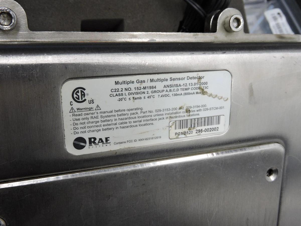 Rae Systems AreaRAE PGM 5520 Steel Multi-Gas Sensor Detector PGM5520
