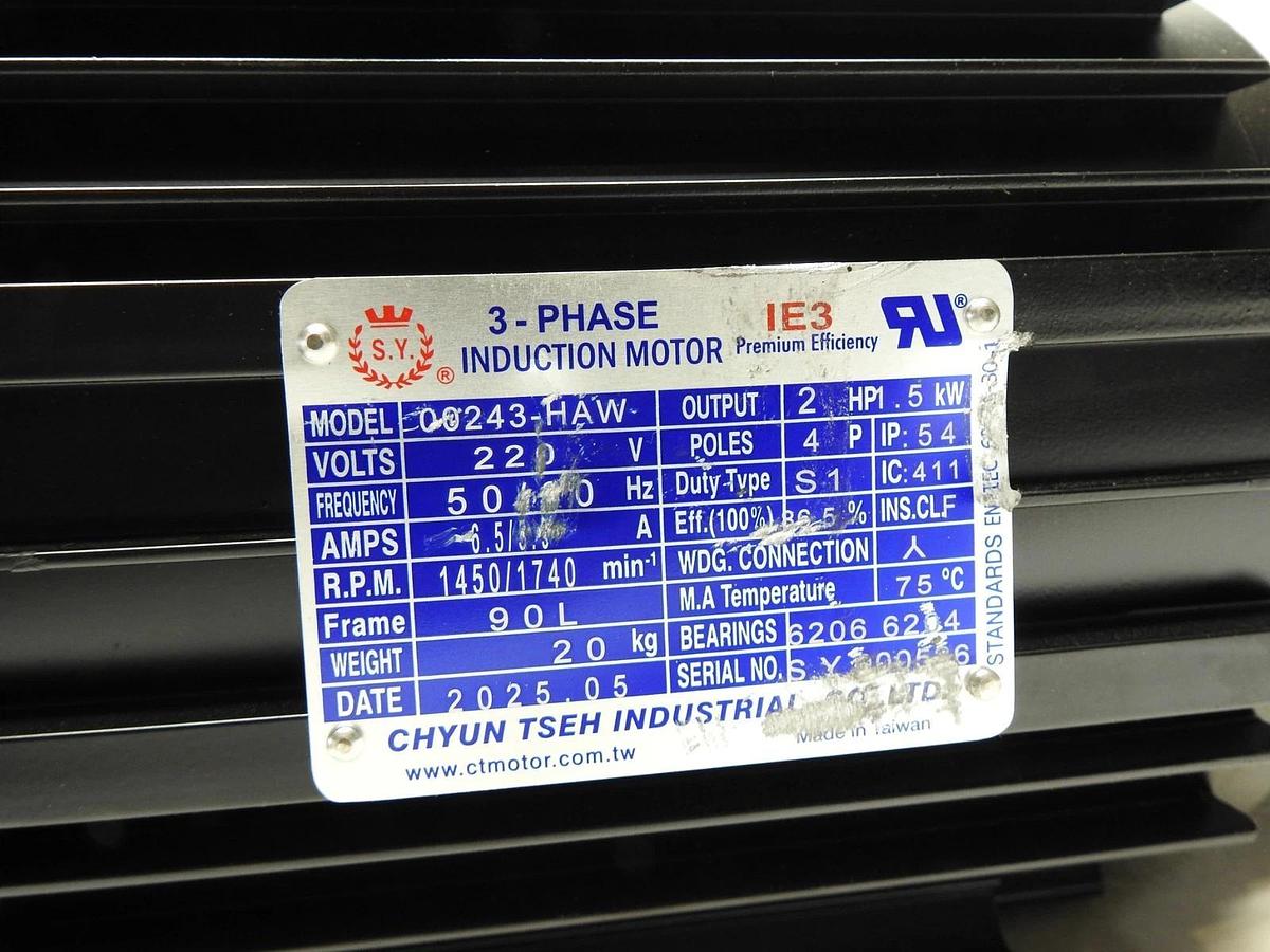 Camel Prevision Hydraulic Pump VCM-SFC-30C-10 Chyun TSEH 2PH Motor  220V, 2HP