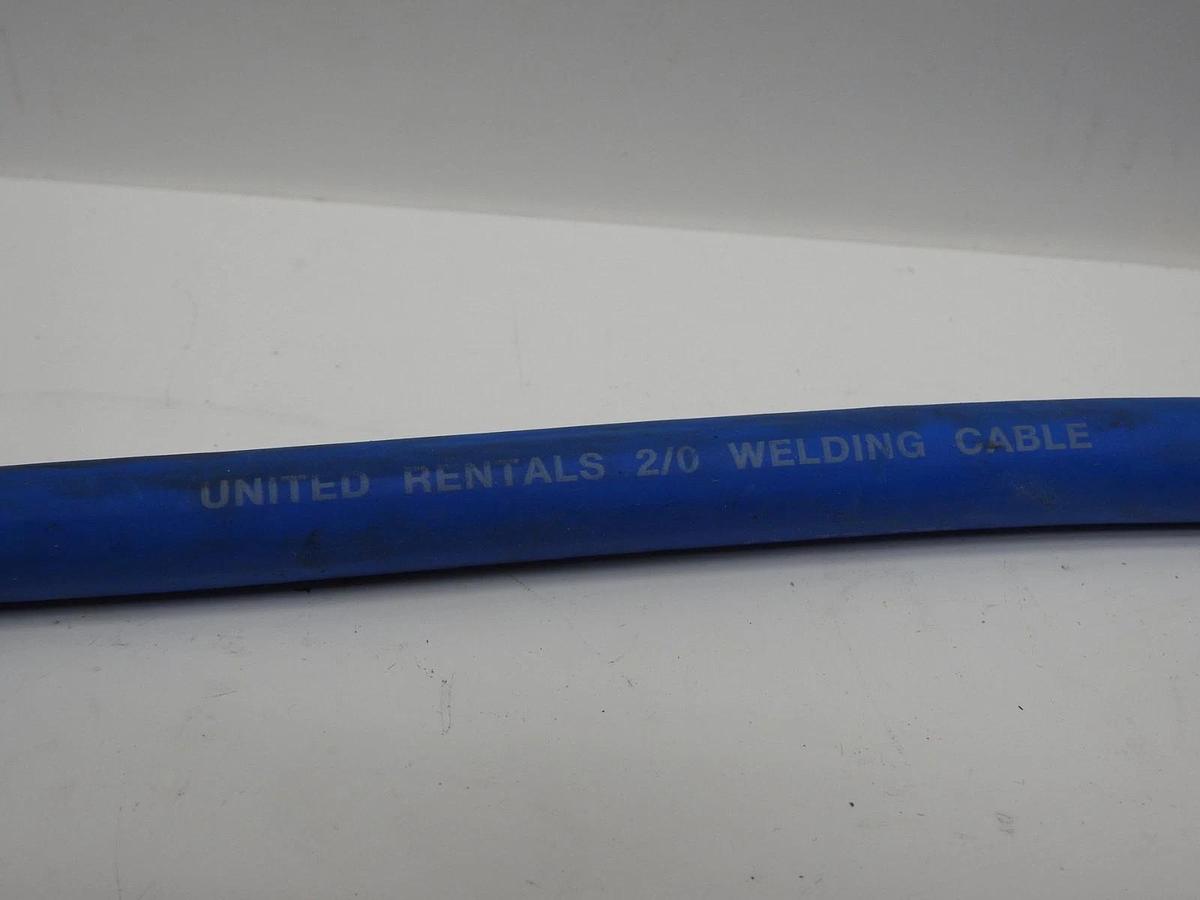 United Rentals 2/0 Welding Ground Cable w/ LC-40 Plugs (12.90 lbs Total)