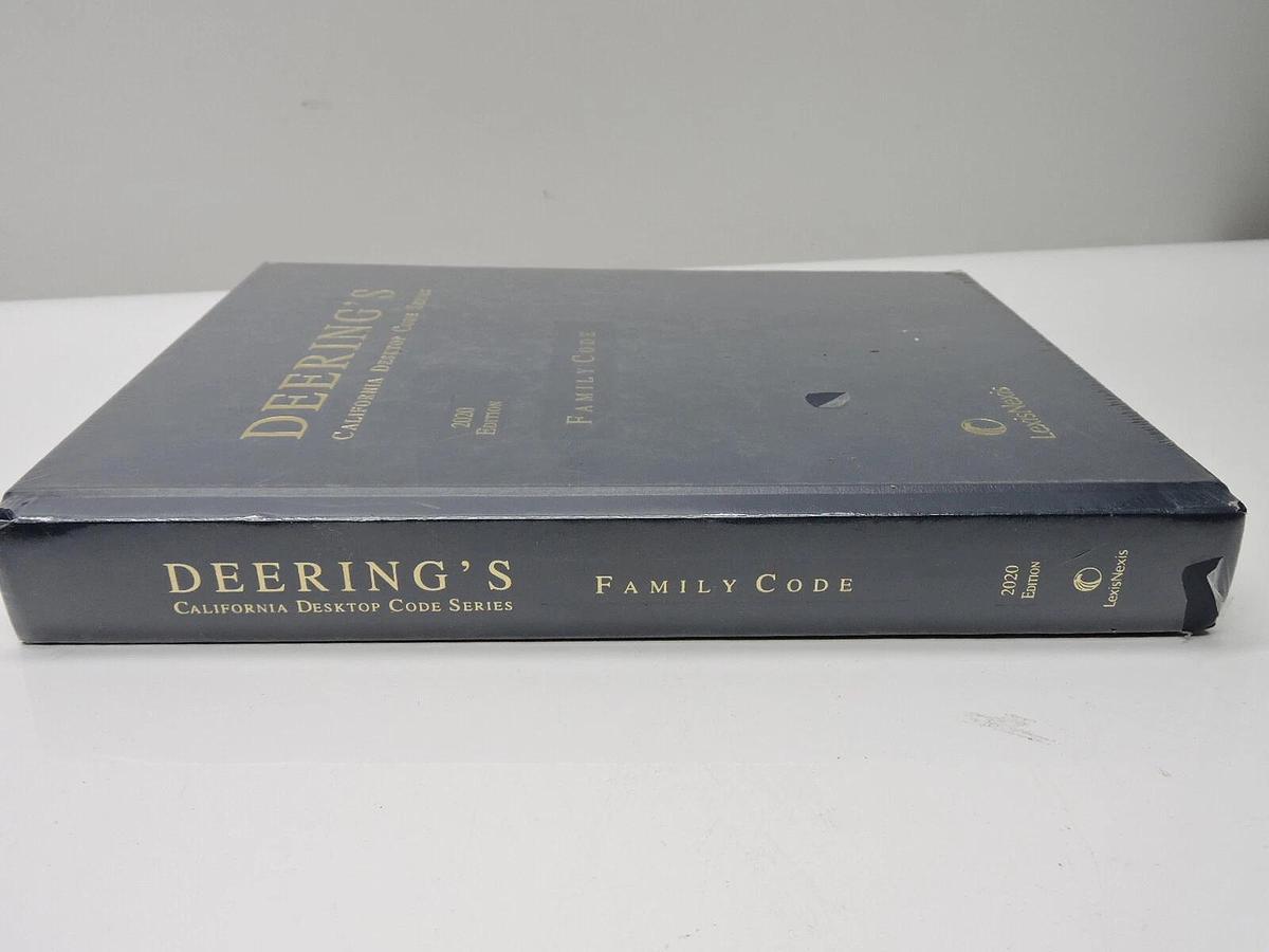 Deering's California Desktop Code Series Family Code 2020 Edition NEW