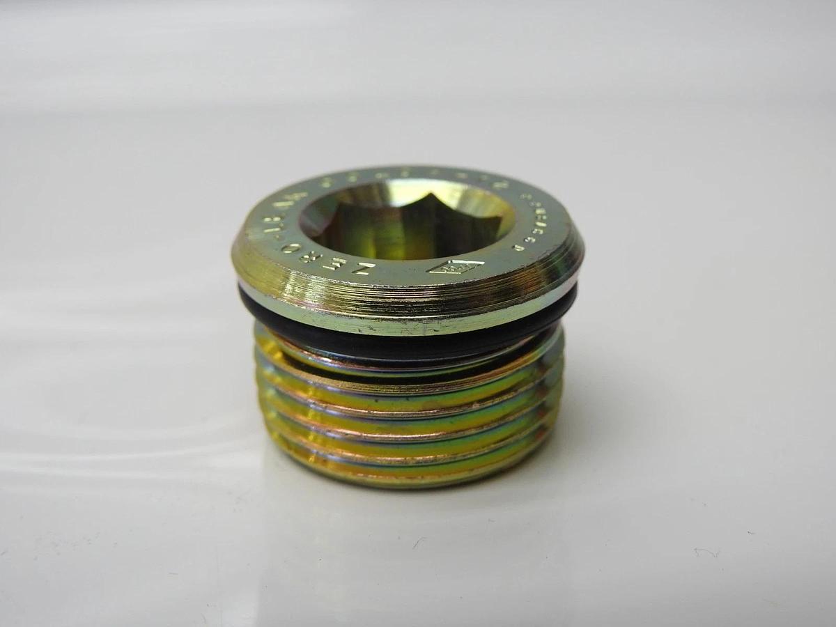 Zero-Leak Gold-12 Magnetic Plug (1 1/16" - 12) .563" Hex Head OEM Zeroleak NEW!
