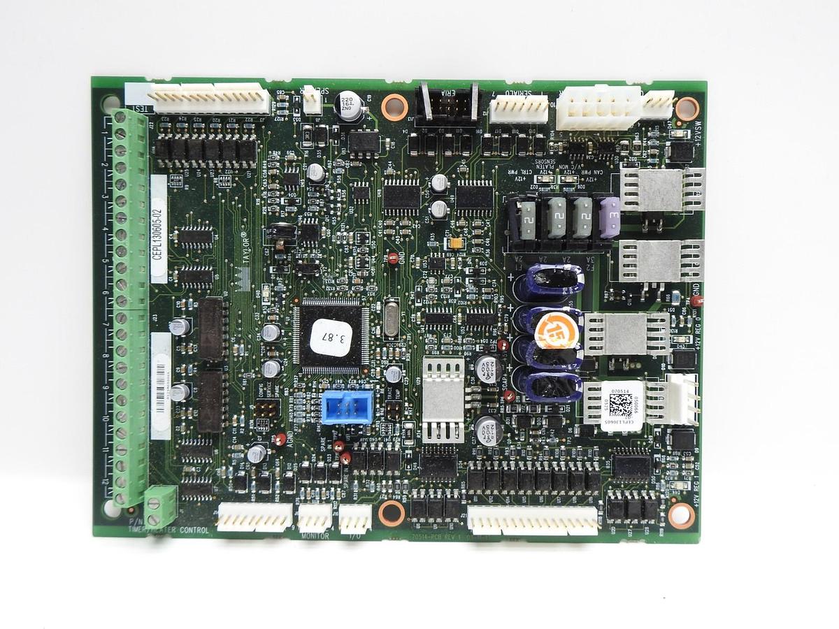 Taylor 070514 Control Board Main Timer/Heater C804, C801, C803, F802, P802 -READ