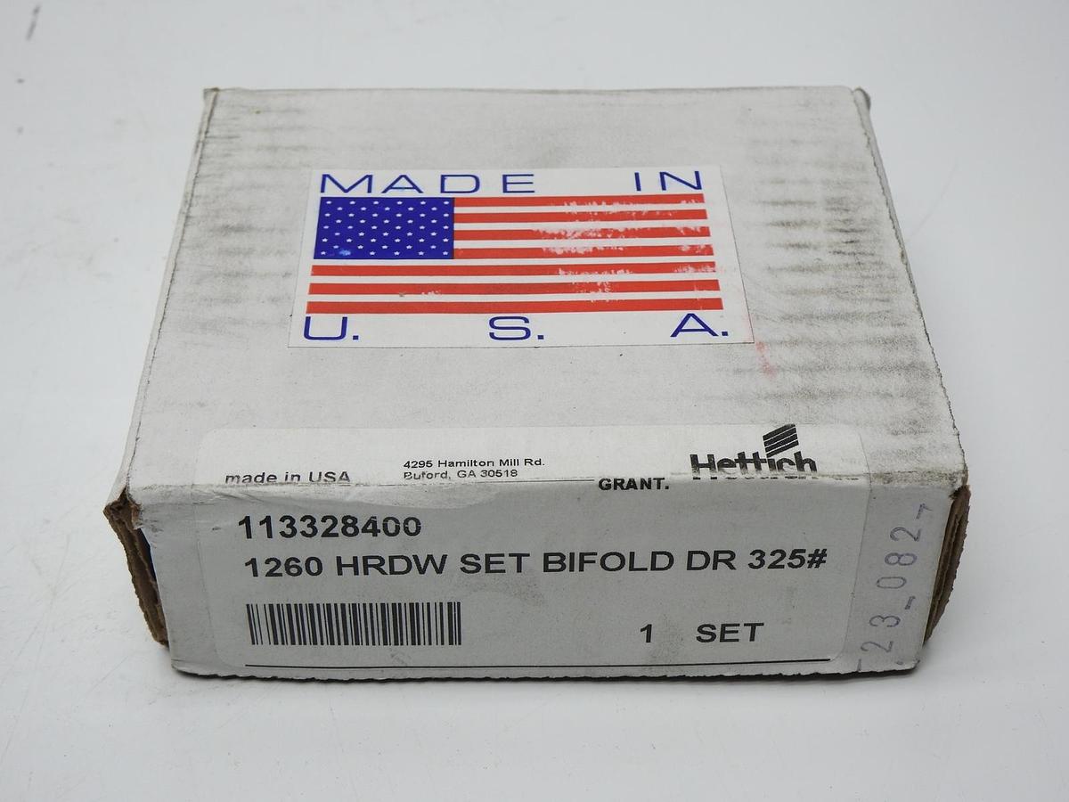 Hettich 1133284 Grant Hardware Set Bifold DR 325# 113328400