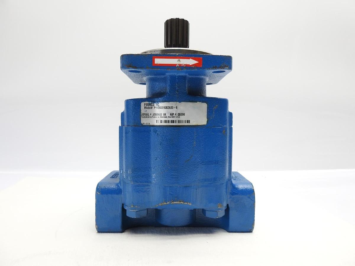 Permco P197 Hydraulic Gear Pump P197C431GBZA20-6, P197C431GBZA20 (4 Bolt, 14T)