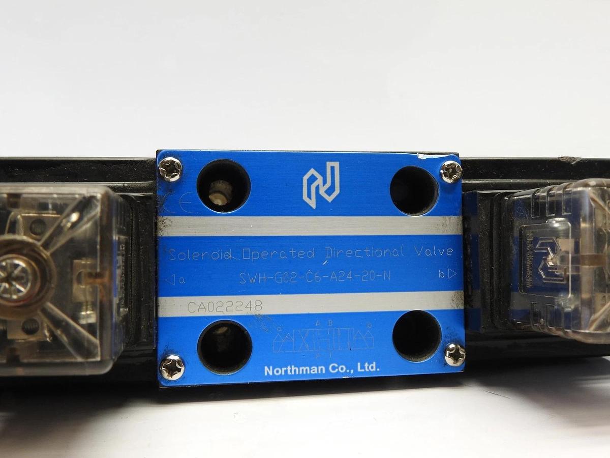 Northman SWH-G02-C6-A24-20-N Solenoid Operated Directional Valve - NEW