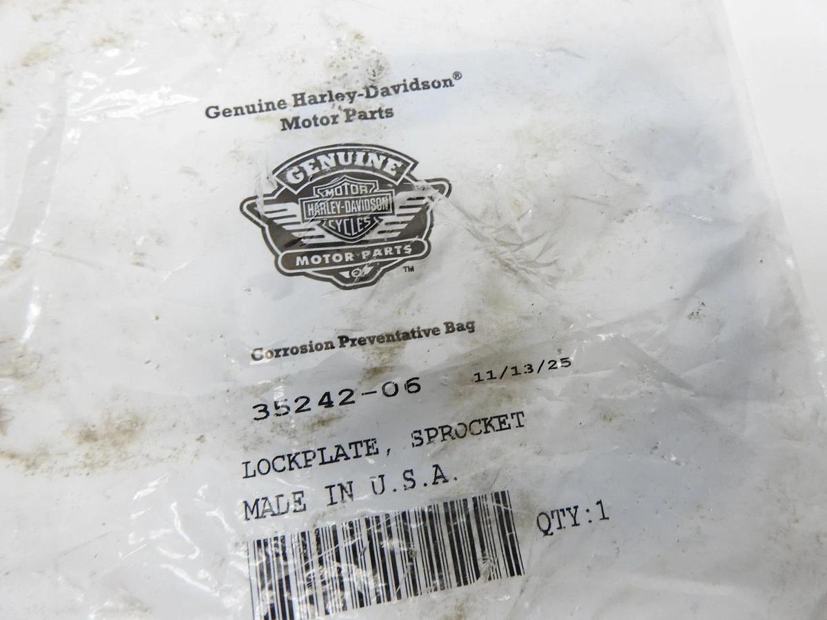 Genuine Harley Davidson 35242-06 Sprocket Lockplate OEM NEW