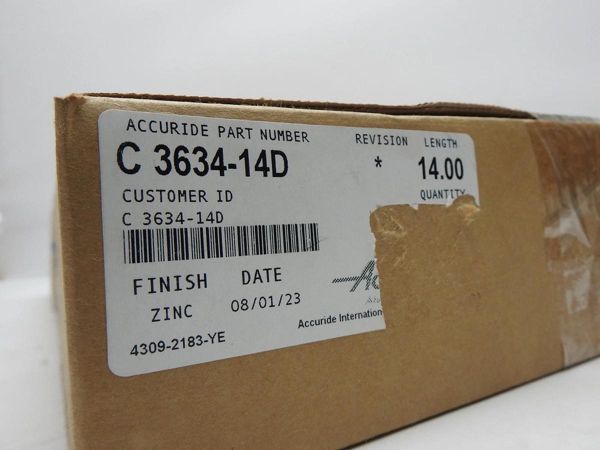 5 Pairs- Accuride 3634 Heavy Duty Over Travel Drawer Slide 14" C 3634-14D
