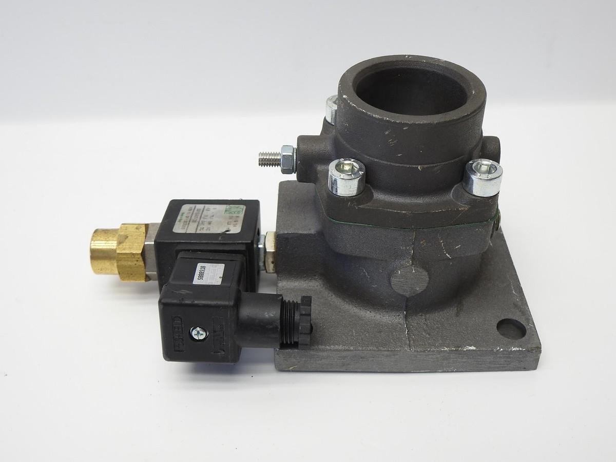 Air Compressor Unloading Valve w/ 5315A0V25 Solenoid Valve Screw Air Compressor