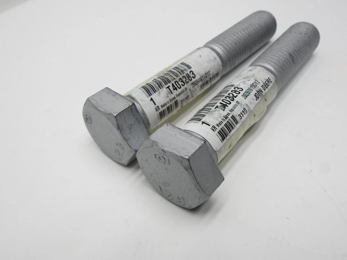 Lot of 2 - John Deere Hex Head Screw T403283 GENUINE OEM