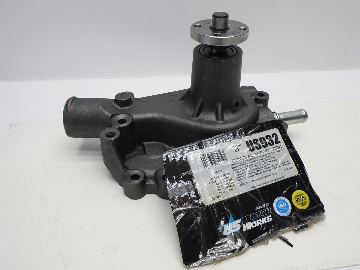 US Motor Works Engine Water Pump US932 1978-1982 Ford Bronco - BULK NEW!
