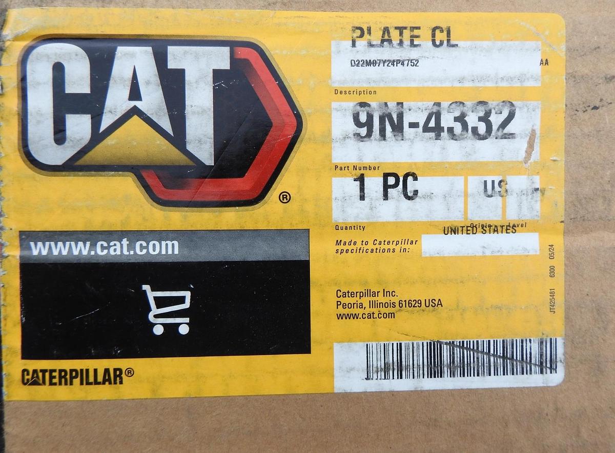 CAT 9N-4332: 534mm Diameter Clutch Plate 9N4332 - GENUINE OEM - NEW!