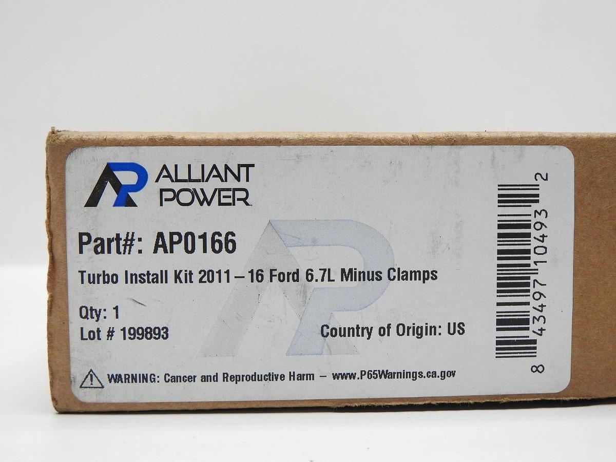 Alliant Power AP0166 Turbo Install Kit For 2011-2016 Ford F-350 6.7L