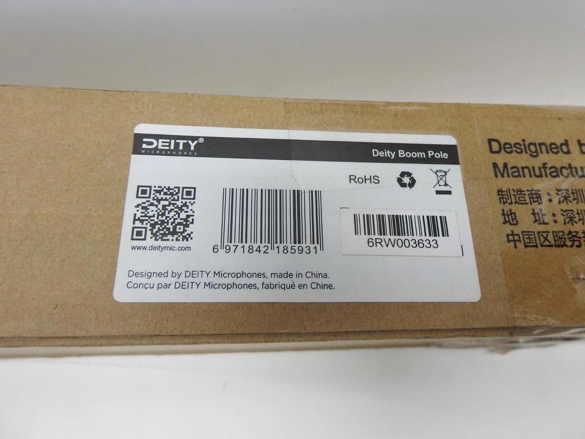 Deity Microphones 8.5' 5-Section Carbon Fiber Boom Pole #DTS0309D60 - OEM NEW!