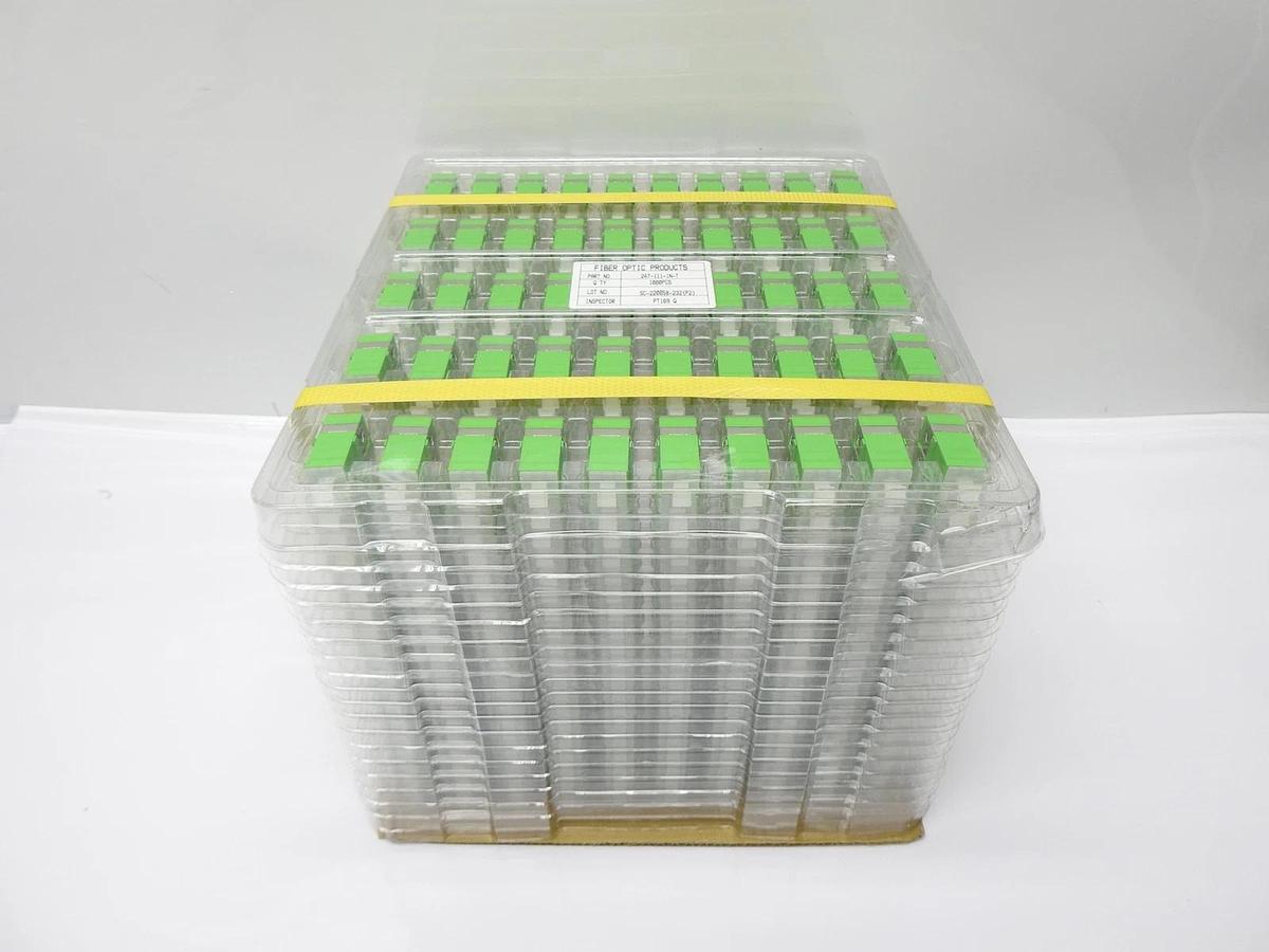 1000/pcs Senko 247-111-1N-T SC-APC FEMALE / SC-APC FEMALE SIMPLEX GREEN SC APC