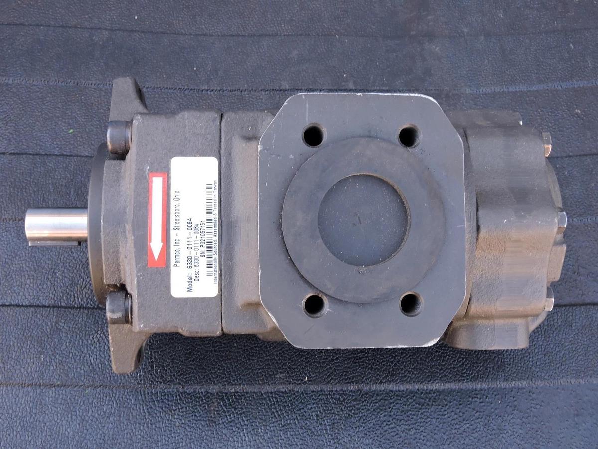 Permco PT6CC Series Hydraulic Vane Double Pump 6330-0111-0064 / 633001110064 NEW