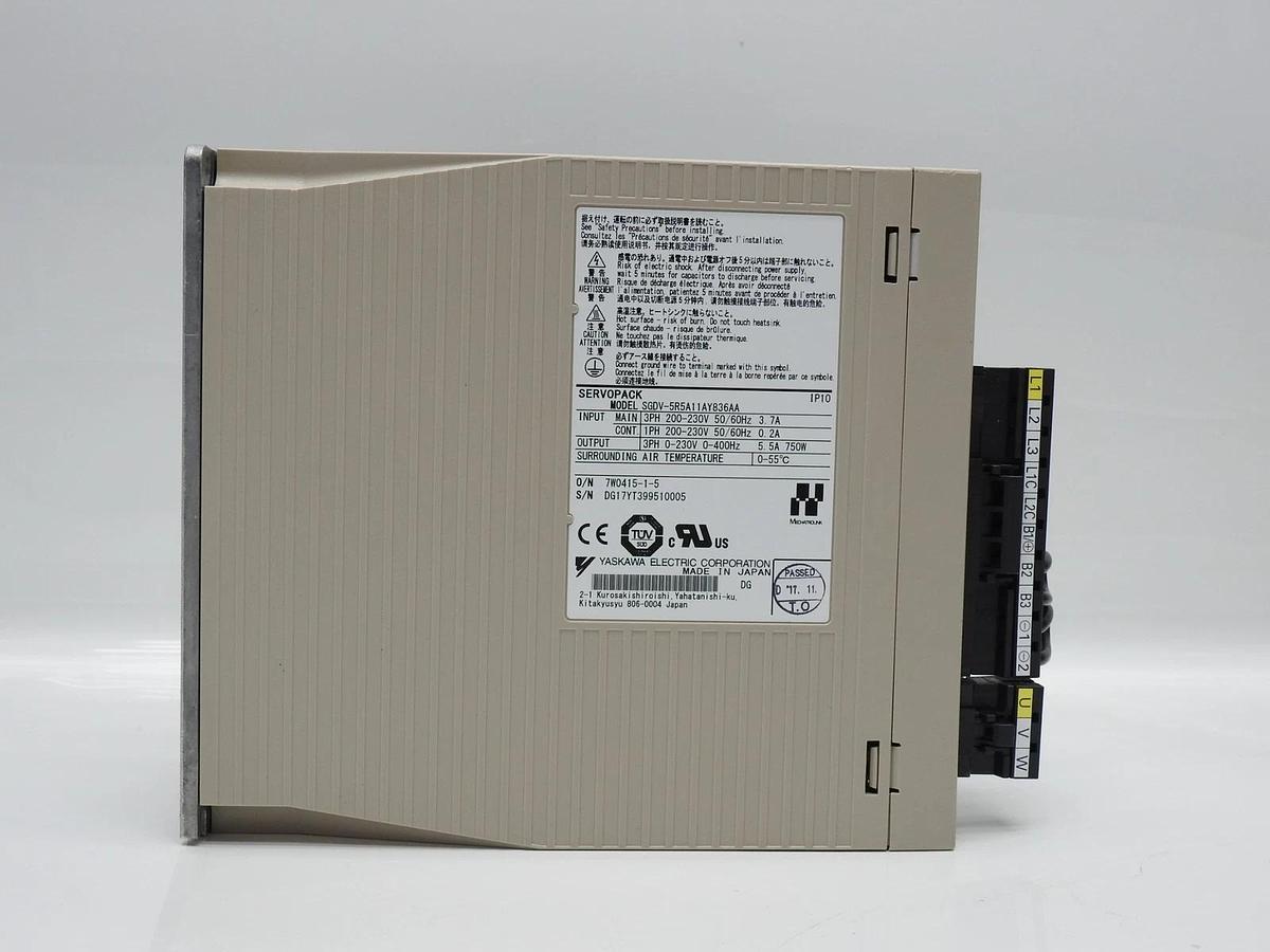 Yaskawa SGDV-5R5A11AY836AA ServoPack Servo Drive For M1, AMAT 0190-39409 NOB NEW