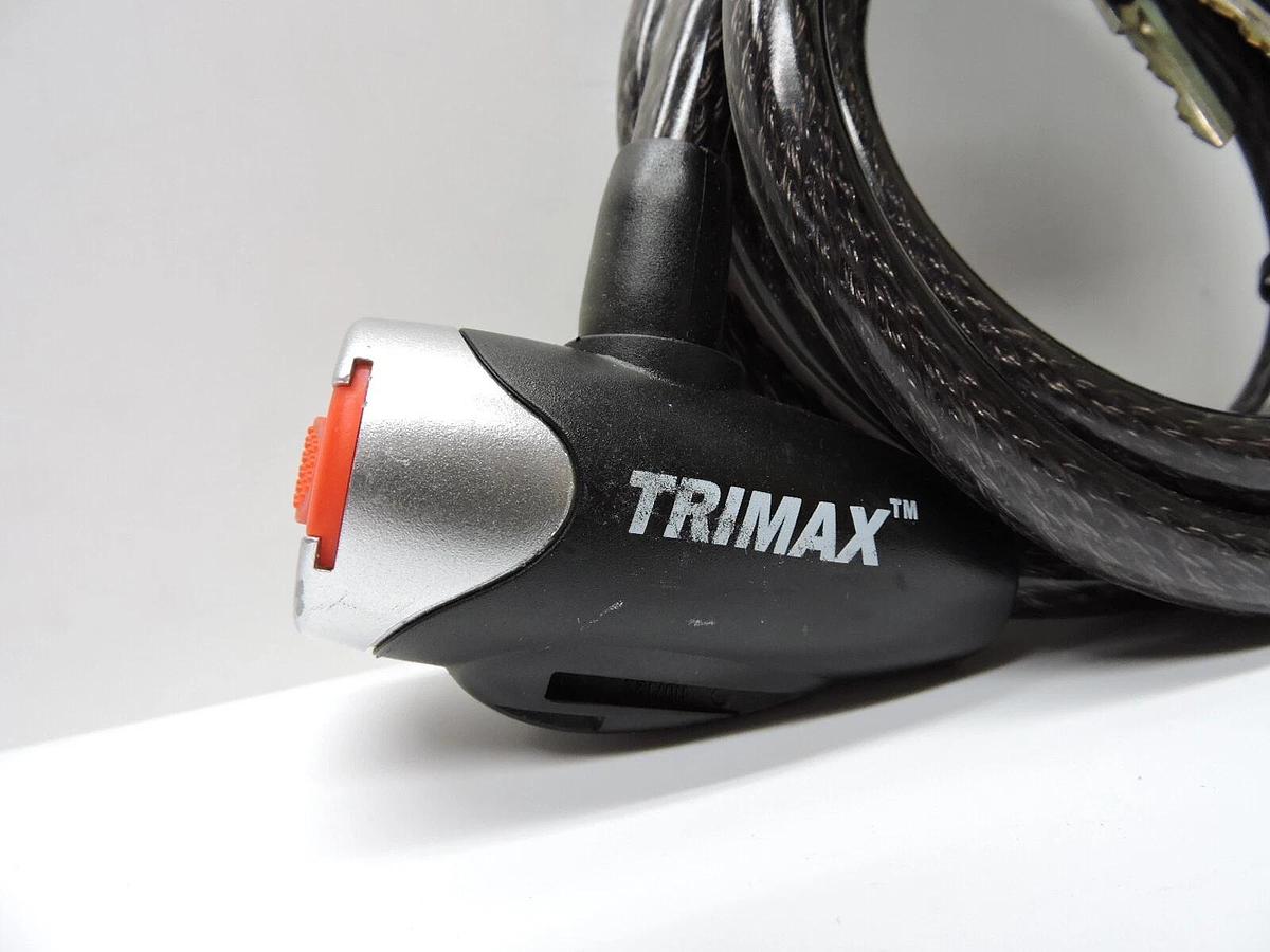 (2 Pack) Trimax 72" Multi-Use Cable Lock 6' x 9mm - NOB NEW!