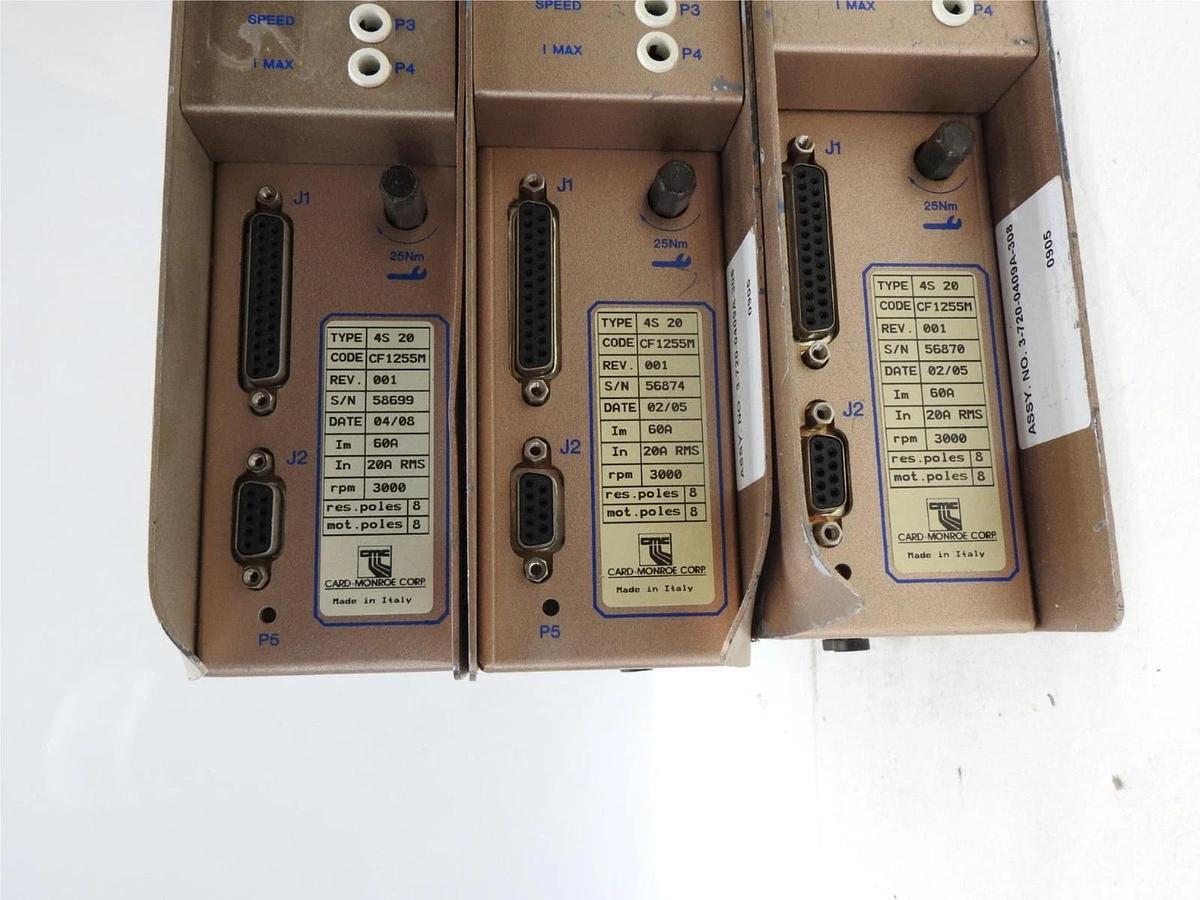 Lot of 3 - Vickers BRM-4S-20 Servo Drive BRM 4S20 BRM-4S 20 - AS IS