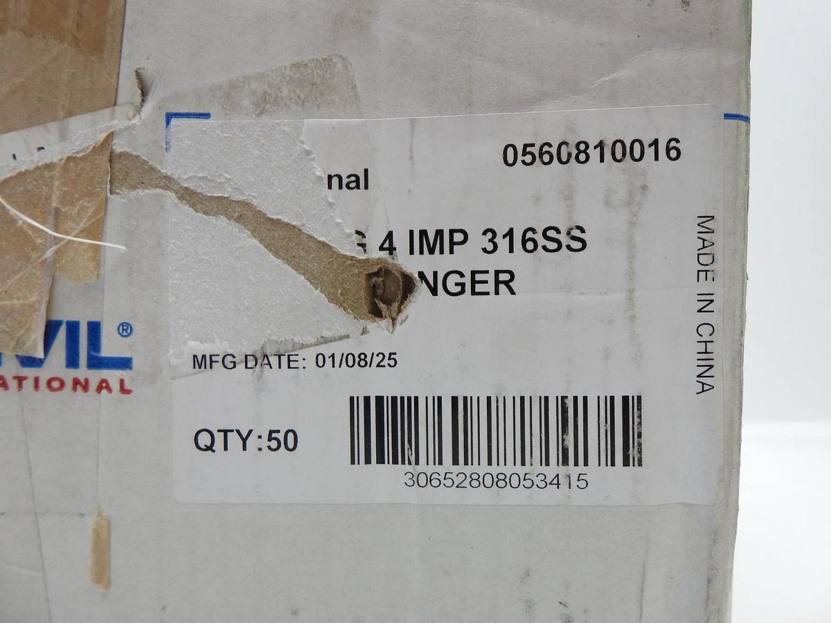 Anvil International 0560810016 69SSG 4 IMPORTED 316SS BAND HANGER (50 Pack) NEW