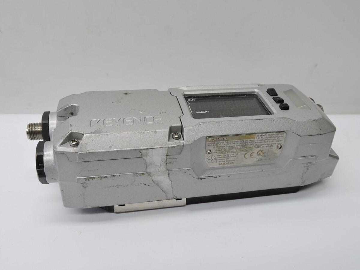 Keyence FD-R200 Clamp On Flow Meter USED