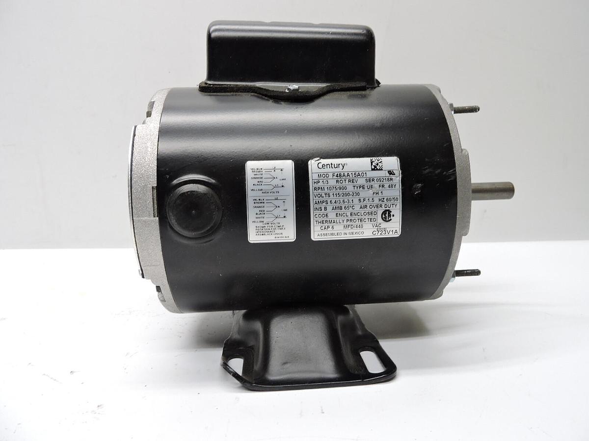 Century C723V1A 48Y Frame Outdoor Duty Transformer Cooling Fan Motor - NOB NEW!