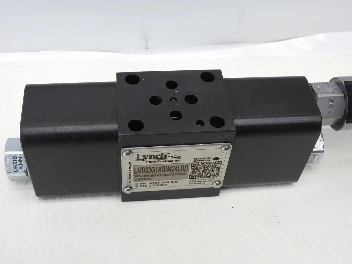 Lynch Fluid Controls LMD03G1ABN424LDD, VP-LMABA-D03GT21UAX-ON24DS - NEW READ DES